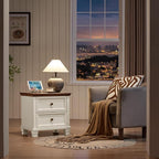SAVOR LIFE Farmhouse Nightstand - Image 6