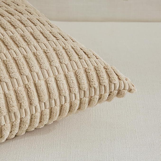 Fancy Homi 4 Packs Decorative Throw Pillow Covers - Image 4
