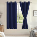 Blackout Curtains for Bedroom, 38 x 72 Inch, 2 Panels | Light Blocking by Hiasan
