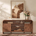 Entertainment Center for Living Room, Curved TV Stand by TheBeautyofRusticRefined