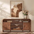 Entertainment Center for Living Room, Curved TV Stand by TheBeautyofRusticRefined