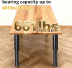 4-piece Adjustable Furniture Legs Set, Adjustable in Height from 4.72 inches to - Image 5