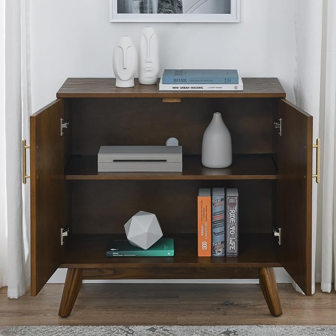 LKTART Sideboard Buffet, Mid Century Modern Storage Cabinet - Image 5