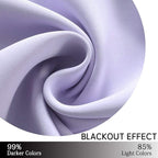Yakamok Room Darkening Curtains 42x63 inch Length Lilac-Living Room | 2 panels - Image 6