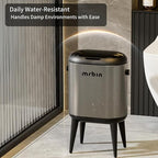 Stainless Steel Slim Bathroom Motion Sensor Trash Can - Image 8
