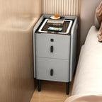 Smart Nightstand with Fingerprint Lock Drawers, Wireless Charging Support - Image 7