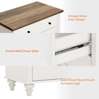WAMPAT Farmhouse Nightstand - Image 4