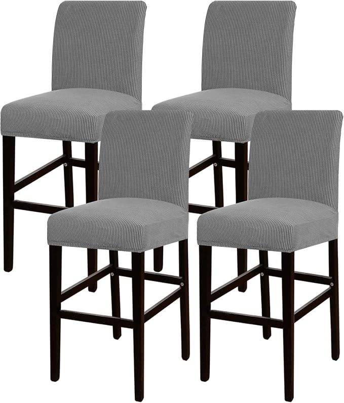 Turquoize Stretch Bar Stool Cover Counter Stool Pub Chair Slipcover by Turquoize