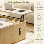 Itaar 31.5" Lift Top Coffee Table - Image 8