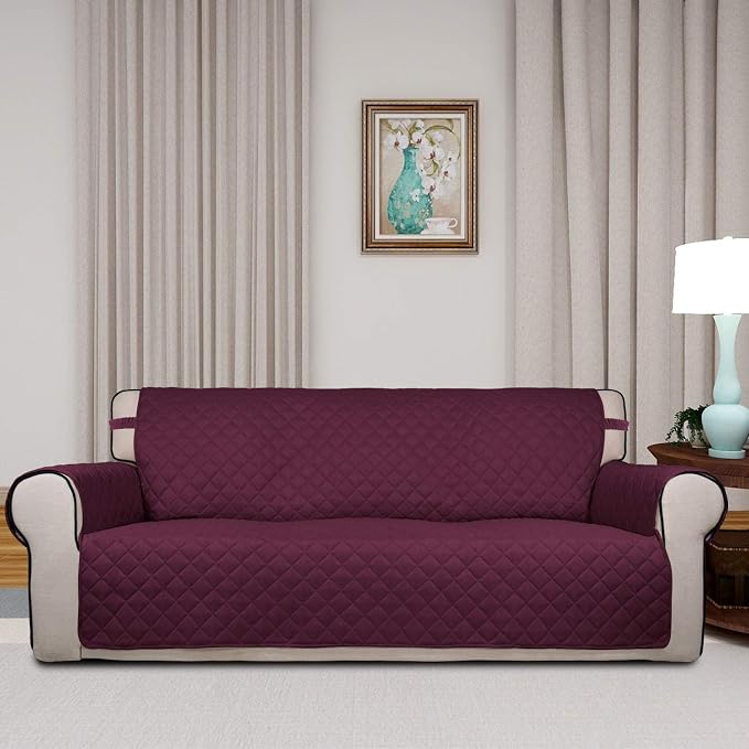 PureFit Reversible Quilted Sofa Cover Dog Couch Covers - Image 2