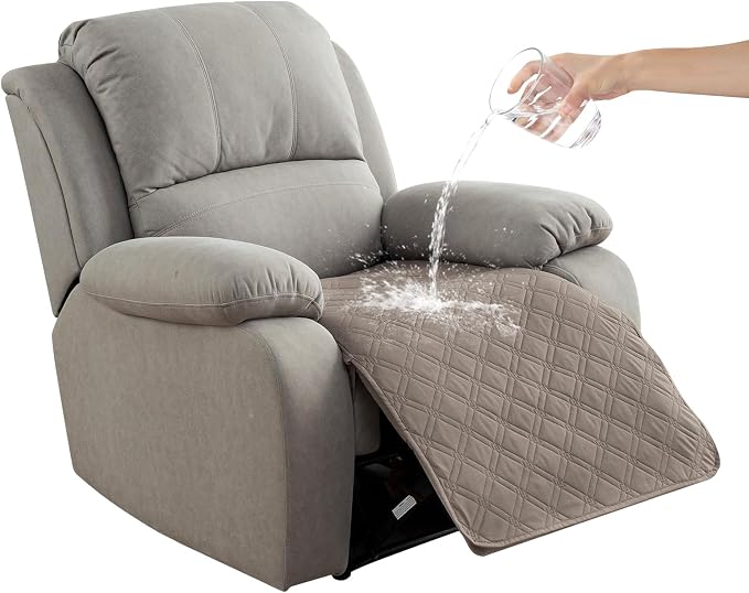 Genina Waterproof Recliner Chair Covers, Recliner Cover by Genina
