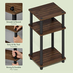 Furinno Turn-N-Tube Side Table, 3-Tier End Table - Image 5