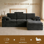 ANONER 108" Sectional Cloud Couches - Image 6