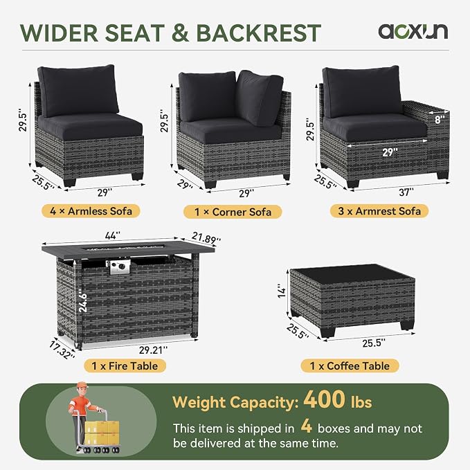 Aoxun Patio Furniture Sets - Image 3