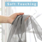 Sheer Curtains 96 Inch Length, Elegant Sheer Curtains - Image 5
