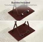 HOOBRO Folding TV Tray Tables, Industrial Snack Tables - Image 7