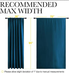 NICETOWN 2 Panels Blackout Curtains, Rod Pocket Thermal Insulated Drapess - Image 6