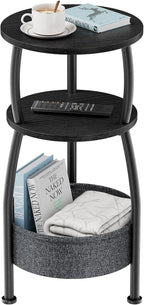 Small Round Side Table for Living Room by designyourhome