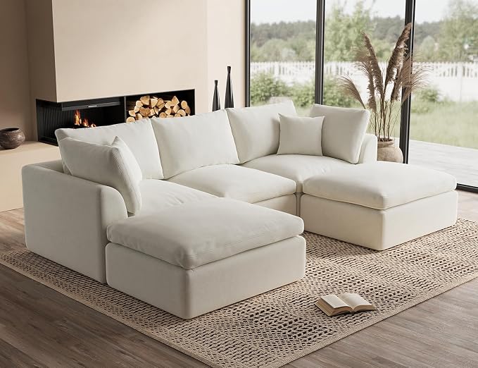 ohllob 110" Cloud Sectional Couches by Ohllob