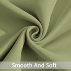 Yakamok Room Darkening Curtains 52x96 inch Length Sage Green-Living Room | 2 - Image 5