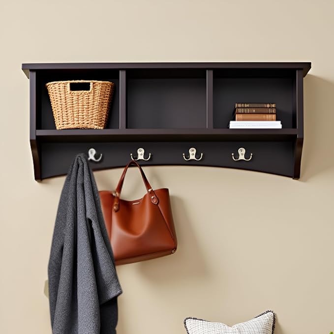 Shaker Cottage Wall-Mounted Coat Rack - Image 7