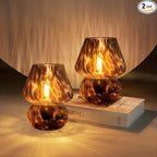 ONEWISH Mushroom Lamp Small Vintage Table Lamp by onewish
