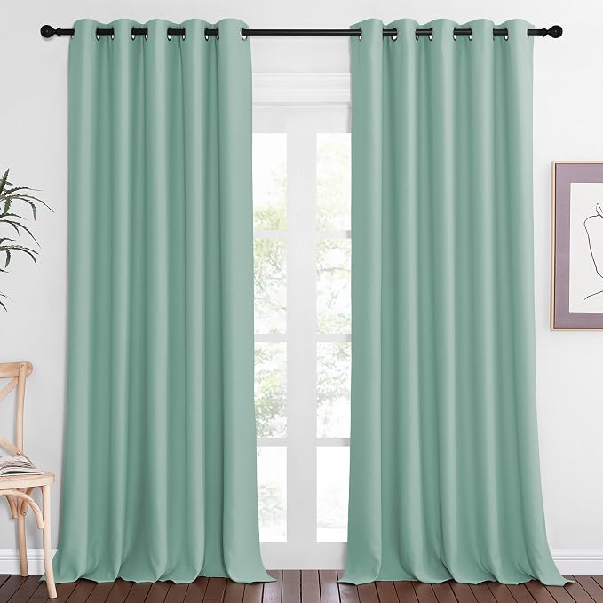 NICETOWN Sliding Door Window Treatment Blackout Patio Door Curtain Panels by NICETOWN