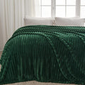 NEWCOSPLAY Fleece Ribbed Cozy Queen Blanket by NEWCOSPLAY