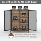 BON AUGURE Coffee Bar Cabinet - Image 5