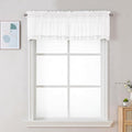 Chyhomenyc Sheer Valances for Windows, Light Filtering Small Window Curtains by Chyhomenyc