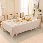 BALCONY & FALCON Rectangle Tablecloth Washable Wrinkle Resistant and Water - Image 5