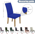 BIETYONE Stretch Dining Chair Covers Set of 6, Soft Removable Washable Kitchen - Image 5