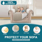 Turquoize 100% Waterproof Sofa Covers Chair Cover Slipcover Couch Protector - Image 2