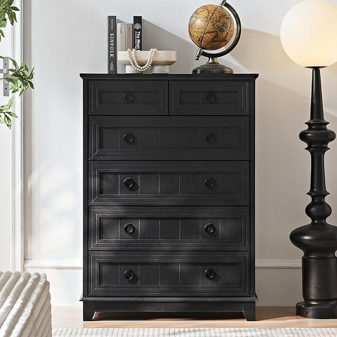 Joaxswe Farmhouse 6 Drawer Dresser - Image 3