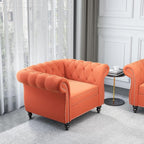 Mid-Century Sofa Chair, Velvet Accent Chair - Image 8