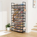 LANTEFUL 11 Tiers Tall Shoe Rack Holds 55 Pairs of Shoes - Image 7