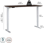 Bush Business Furniture 72-inch Electric Height Adjustable Standing Desk - Image 3