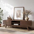 TOLEAD 59" TV Console, Mid Century Modern TV Stand by TOLEAD