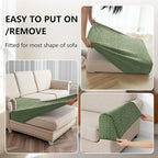 UNBBRRL 10 Pieces Stretch Sofa Cushion Covers - Image 4