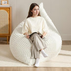 3-in-1 Giant Bean Bag Chair for Adults & Kids, Convertible Floor Sofa to - Image 7