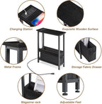 BAMGROW Slim Charging End Table - Image 7