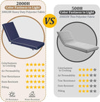 80x26x4in Lounge Cushions for Outdoor Furniture, Outdoor Lounge Chair Cushions - Image 3
