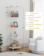 Display Shelf with RGBCW Light, Color Changing Curio Cabinet Floor Lamp with - Image 2