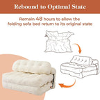 Folding Sofa Bed, Convertible Sleeper Chair - Image 8