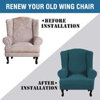 H.VERSAILTEX Wing Chair Slipcover Chair Covers - Image 4