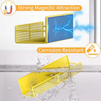 Magnetic Spice Rack for Refrigerator, 2 Pack 100% Metal Strong Magnet Shelf - Image 3