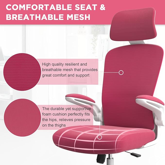 Mimoglad Office Chair, High Back Ergonomic Desk Chair - Image 6