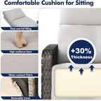 ZZW Outdoor Recliner Chair, Wicker Patio Recliners - Image 4