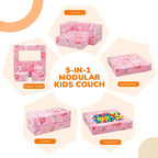 MeMoreCool Modular Kids Couch, Glow Play Toddler Couch - Image 4