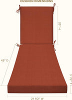 Honeycomb Outdoor Chaise Lounge Cushion - Image 2